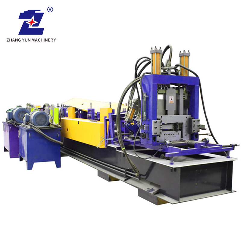 Schnellwechsel übergebene CE- und ISO -Stahlpurlin -Rollmaschine für das CZ -Profil
