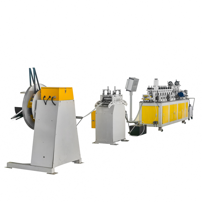 Effiziente CNC -Stahl -Drum -Clip -Schleuderrollenrollenmaschine U Blechclip -Hoop -Klemmmaschine Maschine
