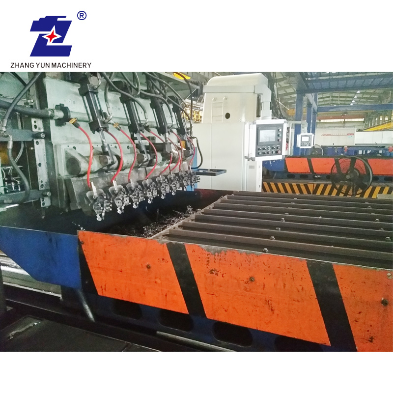 Automatische Aufzugshandbuch -Schienenproduktionslinie mit horizontalem Transferförderer